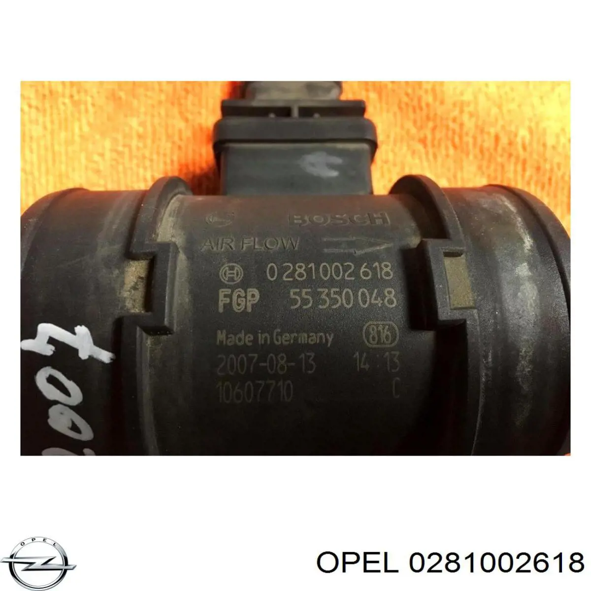 Датчик масової витрати повітря Opel 0281002618 ціна, від 19.00 USD