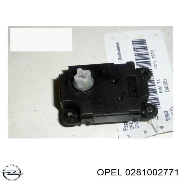 Датчик тиску вихлопних газів Opel 0281002771