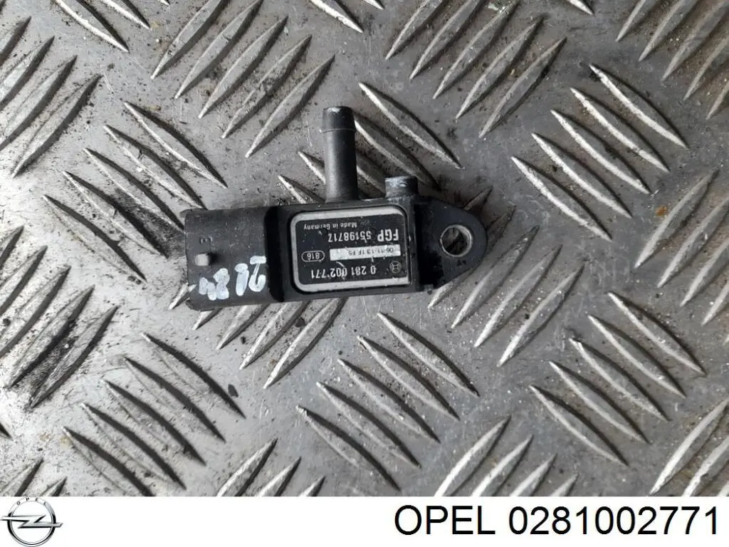 0281002771 Opel Датчик тиску вихлопних газів
