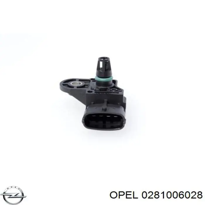 0281006028 Opel датчик тиску наддуву (датчик нагнітання повітря в турбіну)