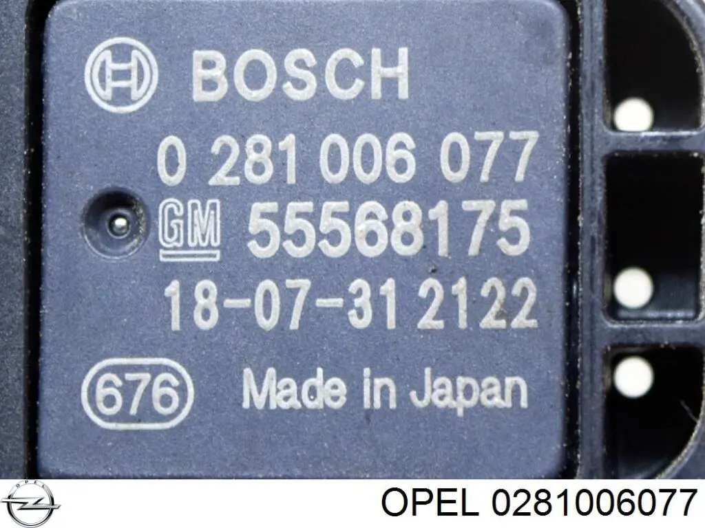 0281006077 Opel Датчик наддува