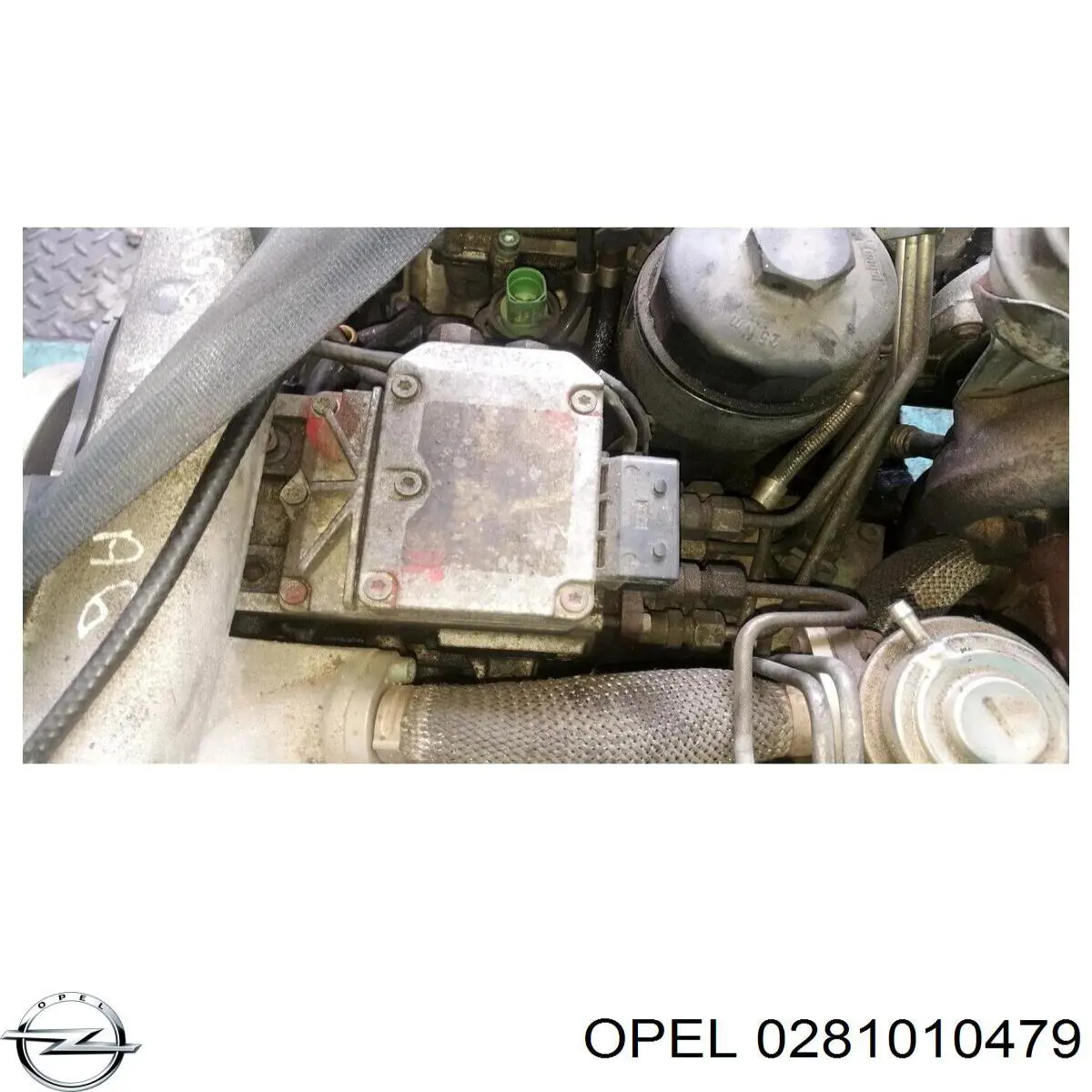 Електронний блок керування двигуном 0281010479 Opel
