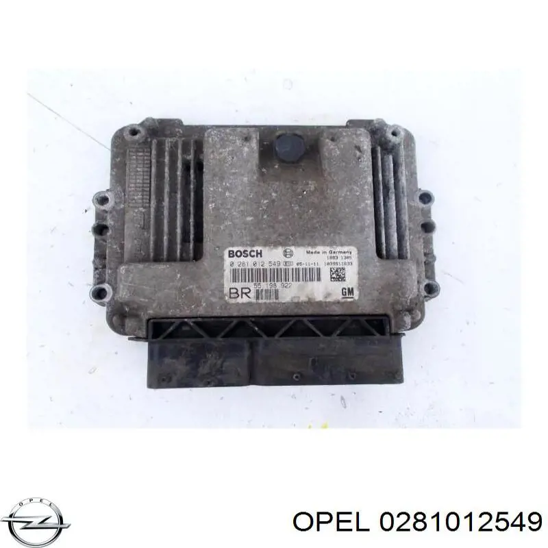 Електронний блок керування двигуном 0281012549 General Motors