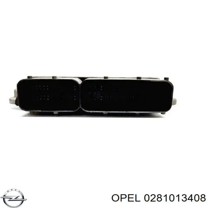 Електронний блок керування двигуном 0281013408 Opel