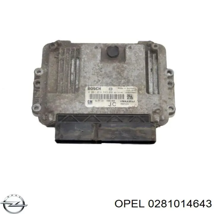 ЕБУ Opel 0281014643 ціна, від 90.65 USD