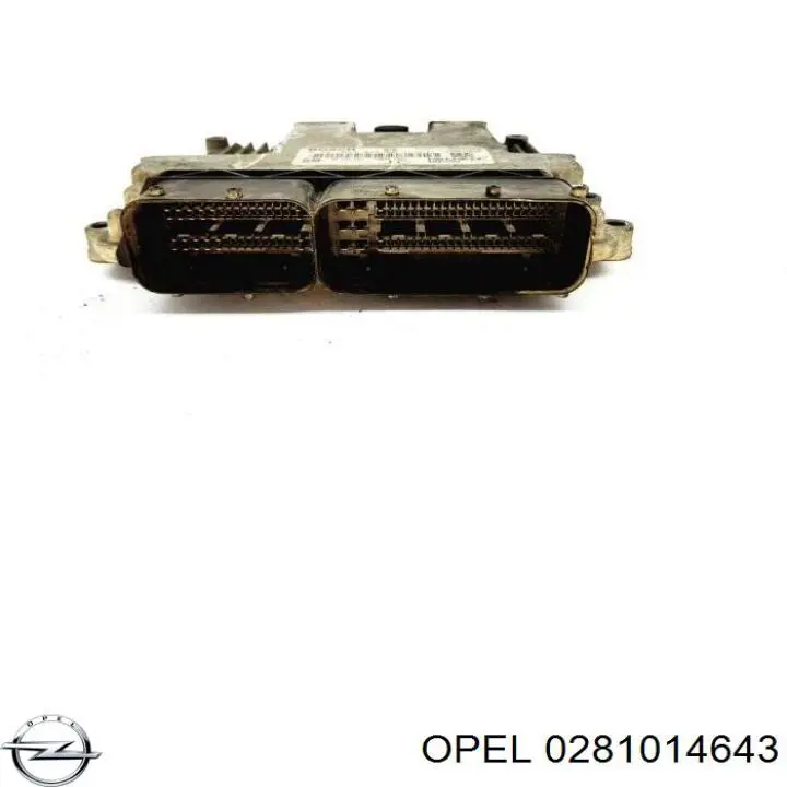 Електронний блок керування двигуном 0281014643 Opel