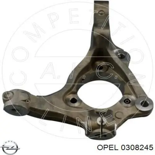Цапфа поворотного кулака Opel 0308245 ціна, від 50.62 USD