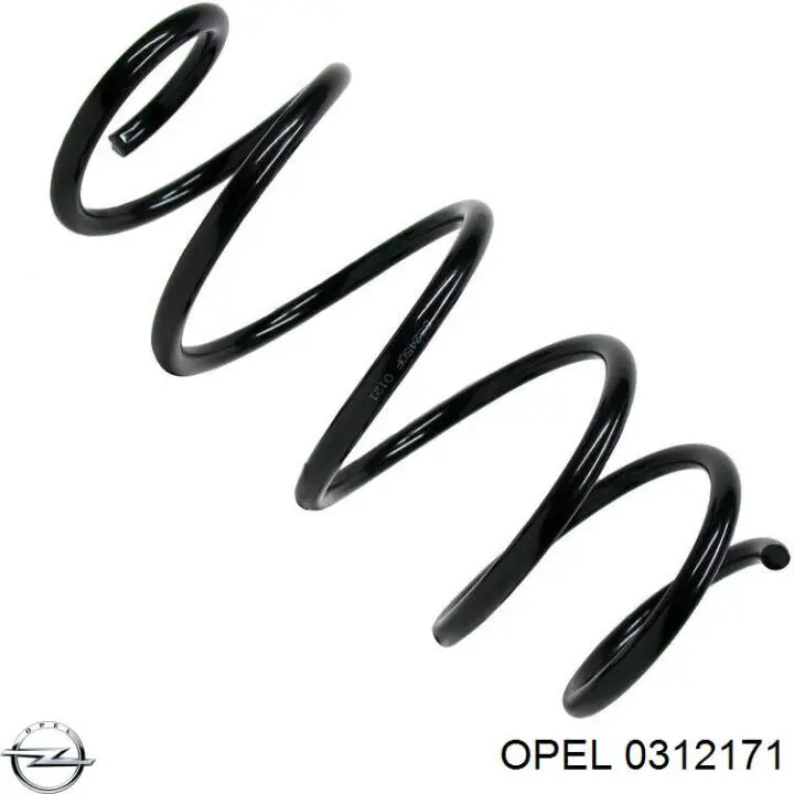 0312171 Opel пружина передня