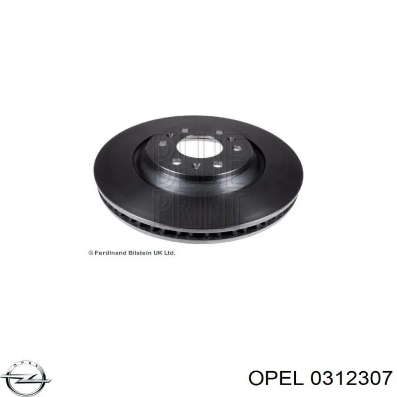 312307 Opel Пружина амортизатора передняя