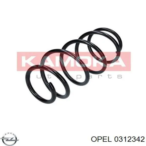 Пружина передня Opel 0312342 ціна, від 23.48 USD