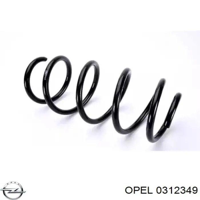 0312349 Opel пружина передня