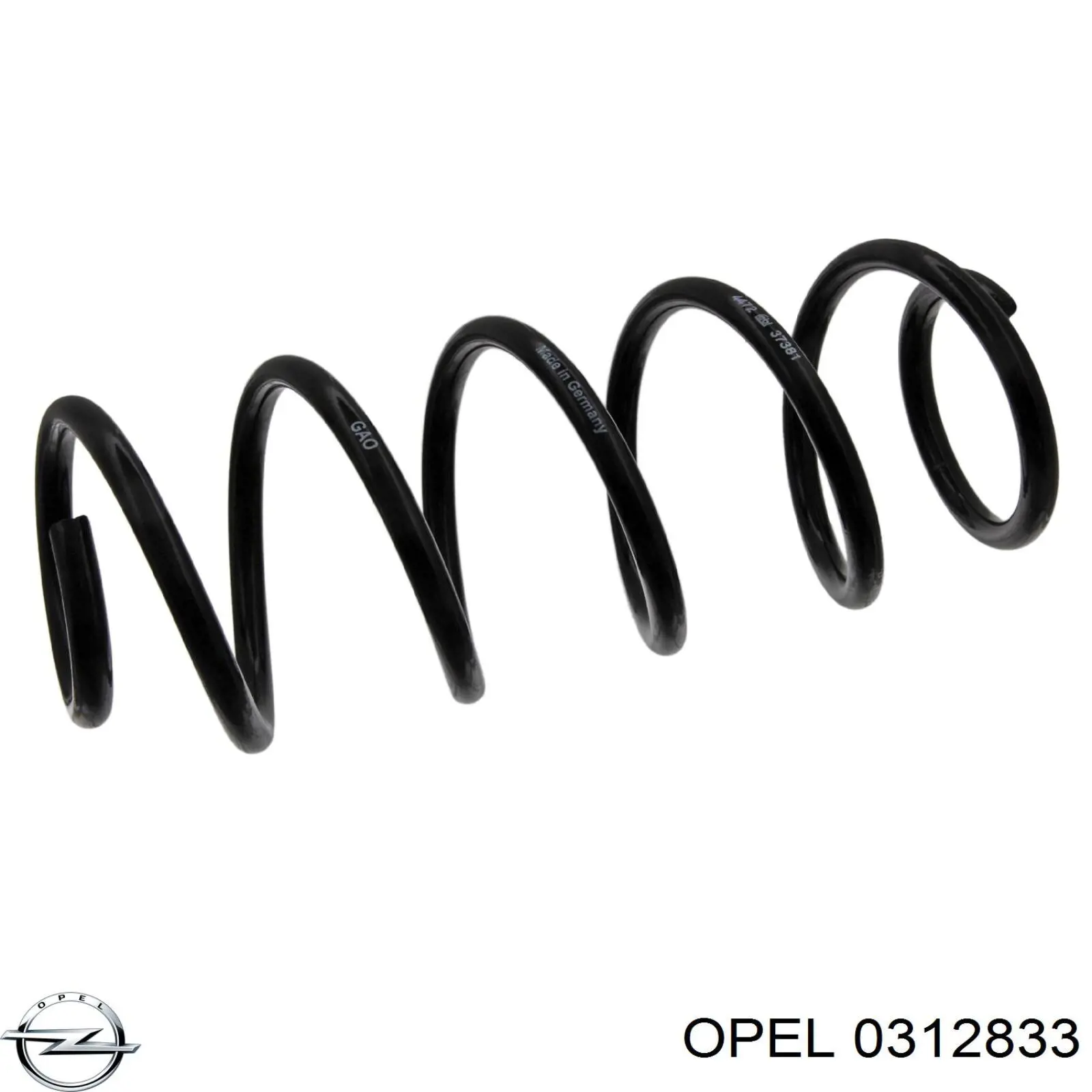 Купити 0312833 Opel Гвинтова пружина підвіска
