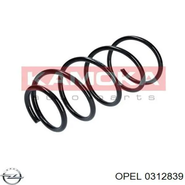 Пружина передня 0312839 Opel