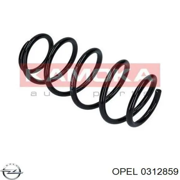 Пружина передня 312859 Opel