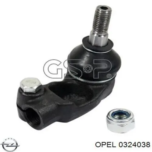 0324038 Opel Зовнішній наконечник рульової тяги