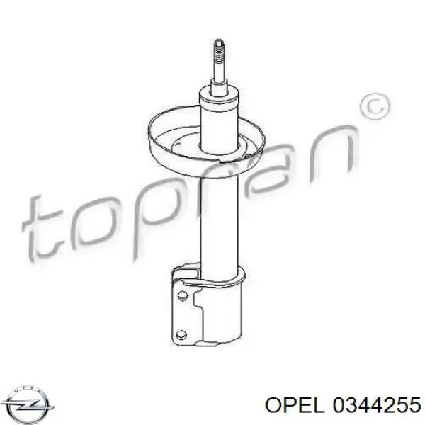 Амортизатор передній 0344255 Opel