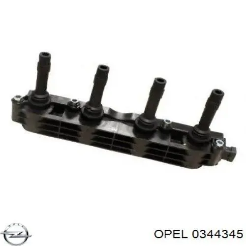 Амортизатора передній лівий 0344345 Opel