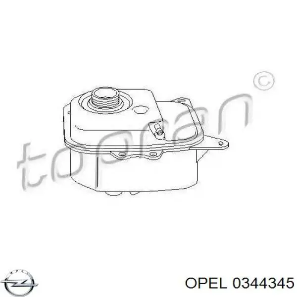 Стійка передня, ліва Opel 0344345