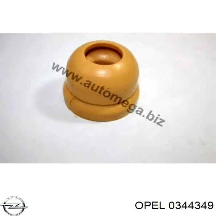 0344349 Opel буфер-відбійник амортизатора переднього