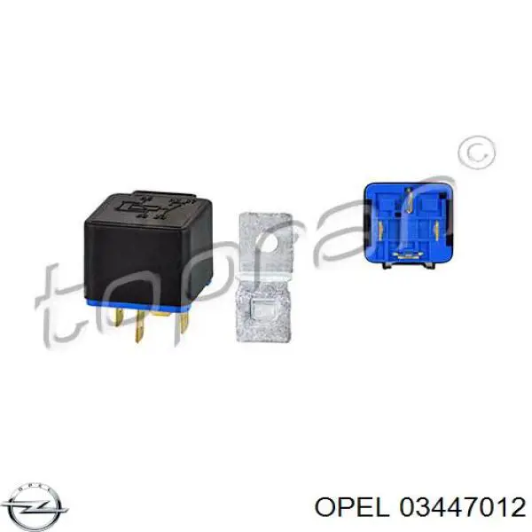 Реле кондиціонера Opel 03447012 ціна, від 2.37 USD