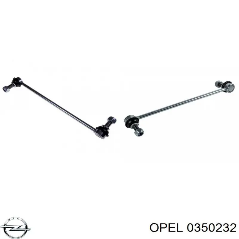 Стійка стабілізатора, переднього, права Opel 0350232 ціна, від 15.03 USD