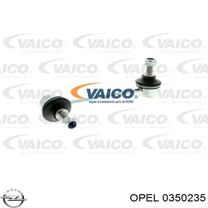 Стійка стабілізатора, переднього, права Opel 0350235 ціна, від 9.00 USD