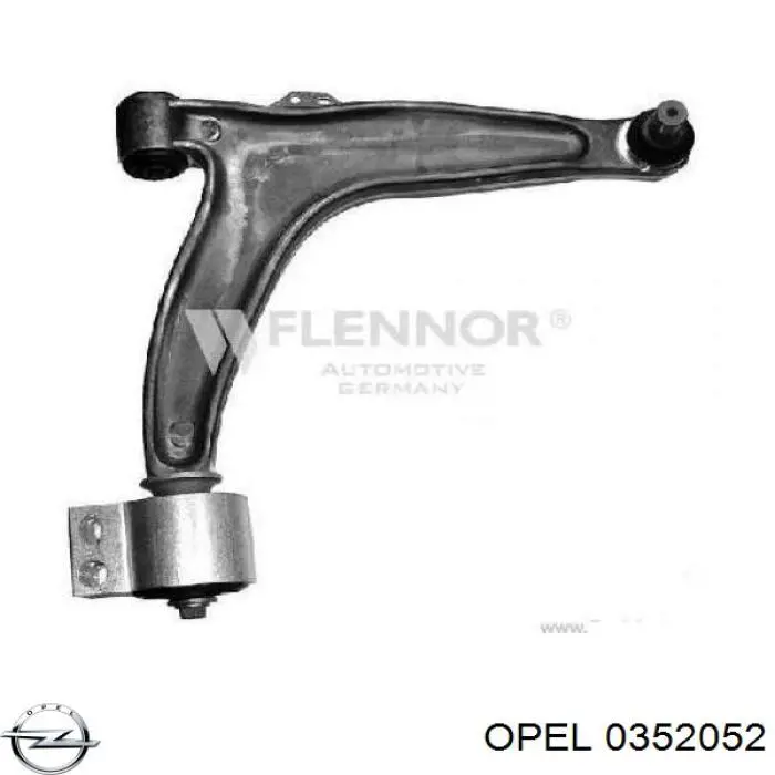 Важіль передньої підвіски нижній, правий Opel 0352052 ціна, від 73.31 USD