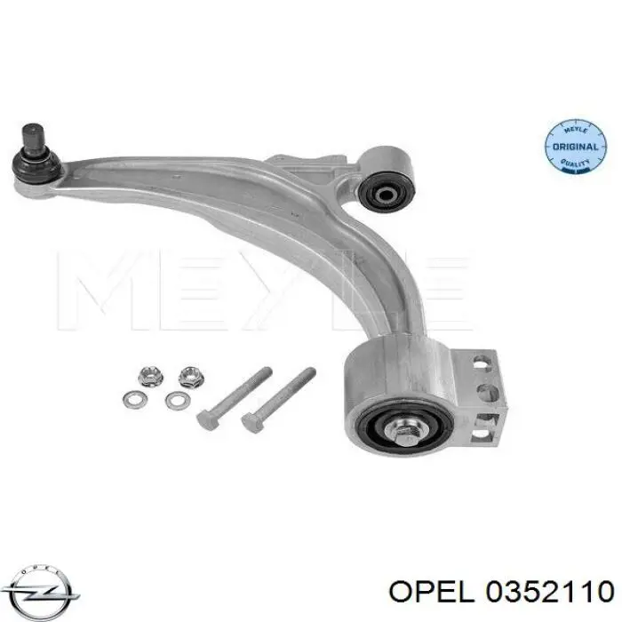 Важіль передній лівий Opel 0352110 ціна, від 63.67 USD
