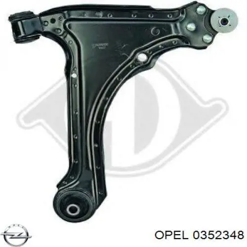 Сайлентблок переднього важеля 0352348 Opel