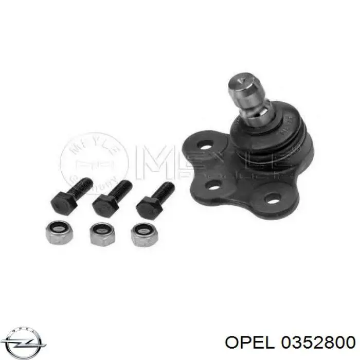 Кульова опора, нижня Opel 0352800 ціна, від 10.72 USD
