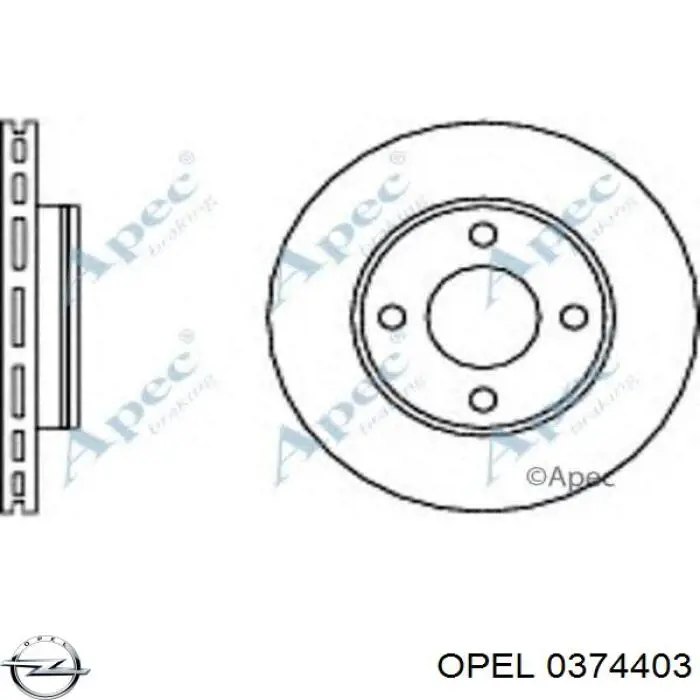 ШРУС зовнішній Opel 0374403