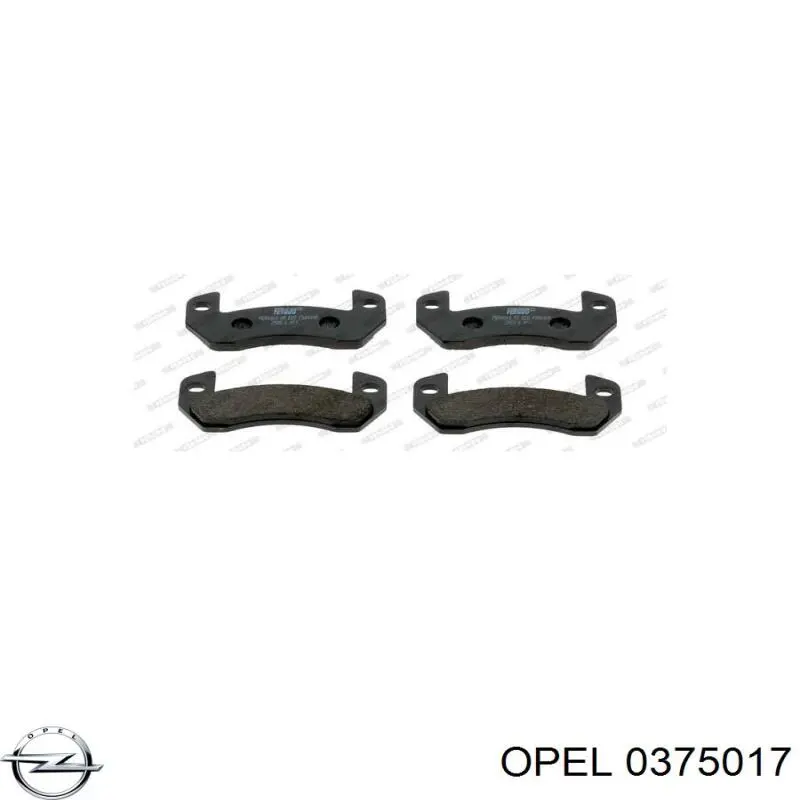 0375017 Opel Підвісний підшипник передньої піввісі