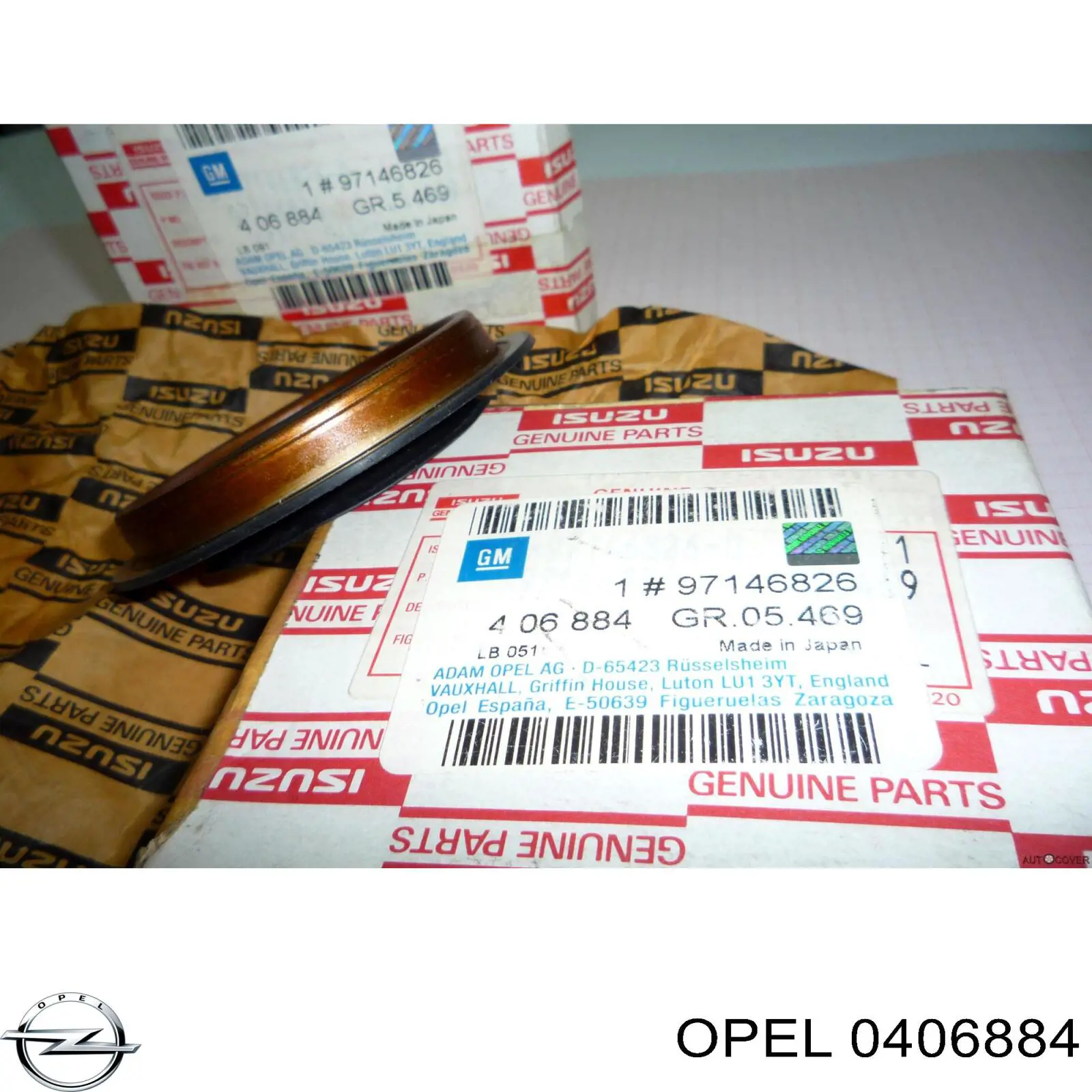 Сальник редуктора заднього моста 0406884 Opel