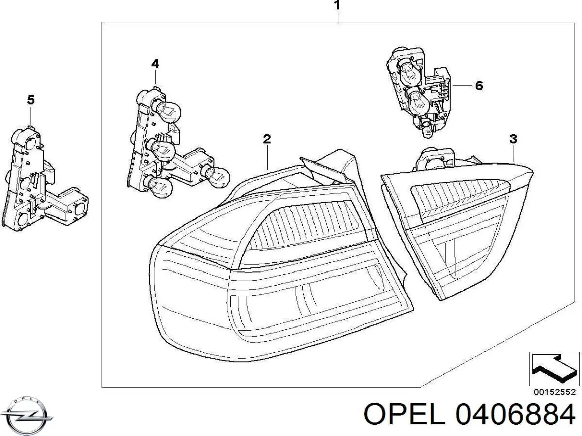 Сальник редуктора заднього моста Opel 0406884 ціна, від 12.00 USD