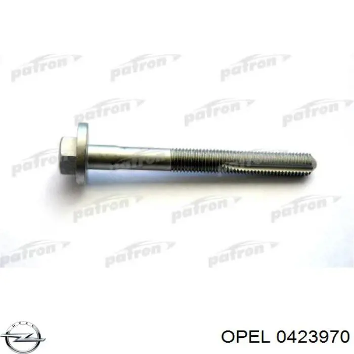 0423970 Opel Болт кріплення заднього розвального важеля, внутрішній