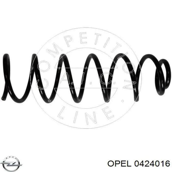 Купити 0424016 Opel Задні пружини