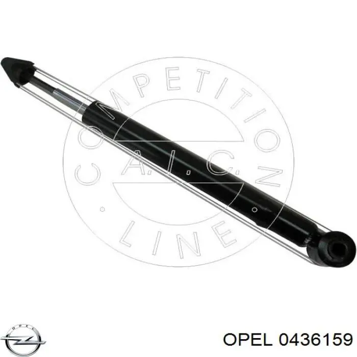 0436159 Opel амортизатор задній
