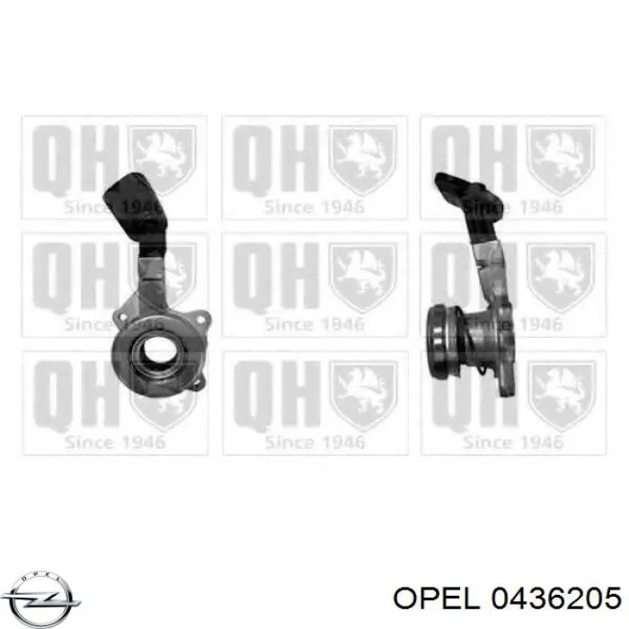 Купити 0436205 Opel Стійка амортизатора задня
