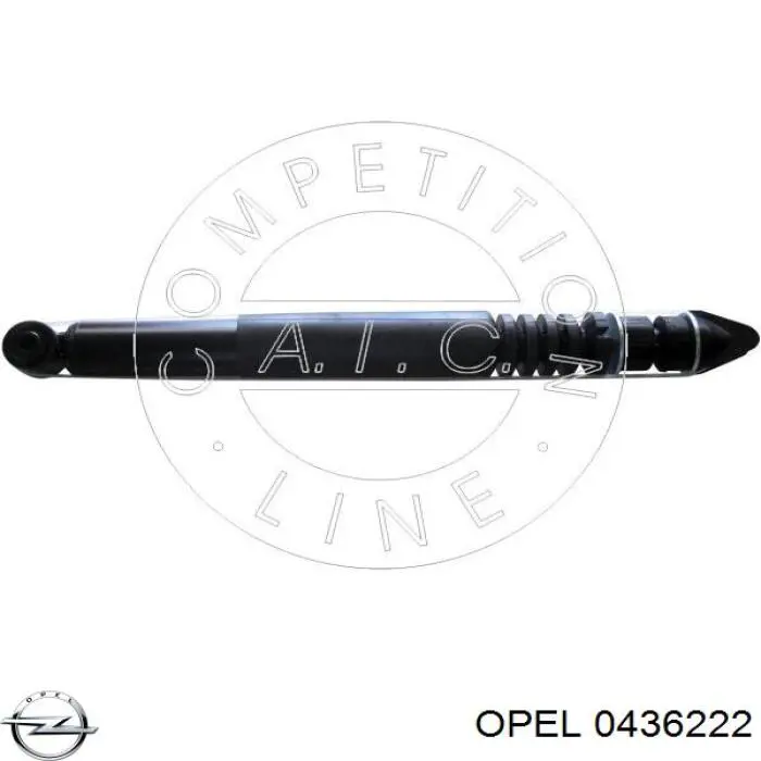 Амортизатор задній 0436222 Opel
