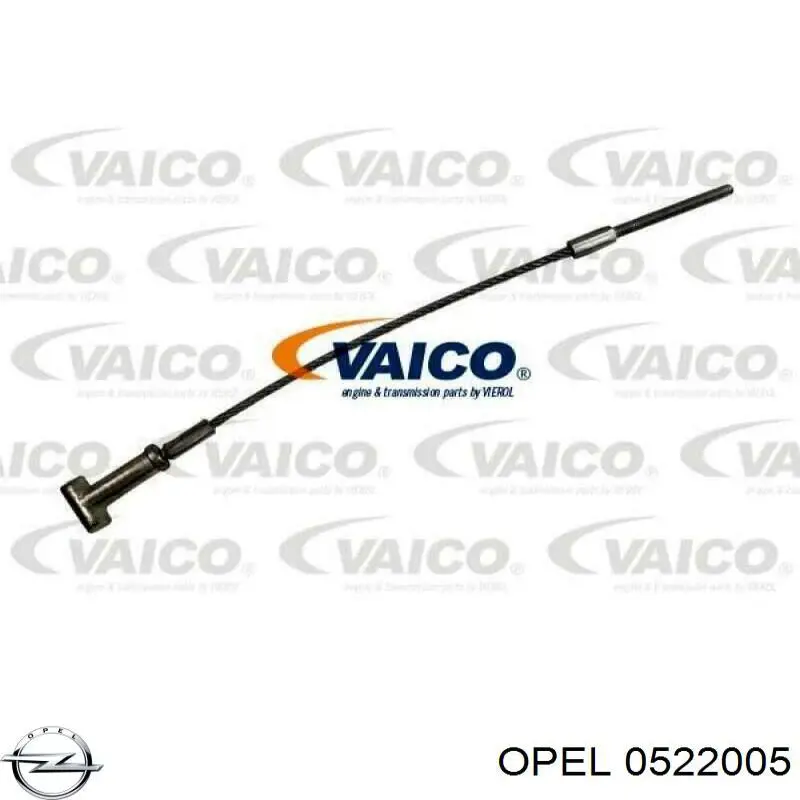 Купити 0522005 Opel Трос ручного гальма задній, правий/лівий