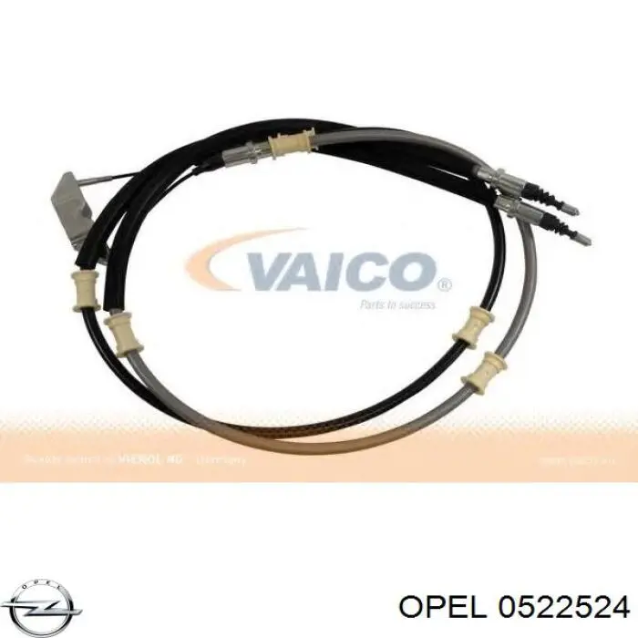 Трос ручного гальма задній, правий/лівий Opel 0522524 ціна, від 17.13 USD