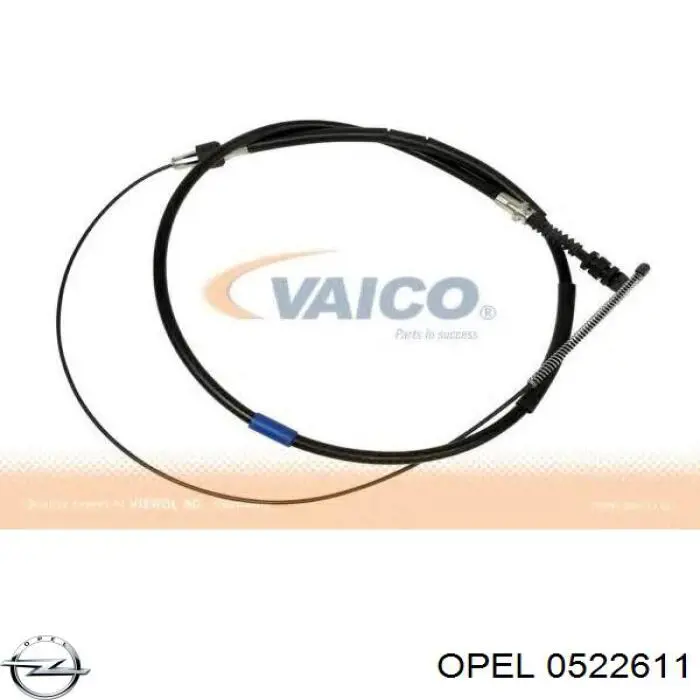 Купити 0522611 Opel Трос ручного гальма задній, правий
