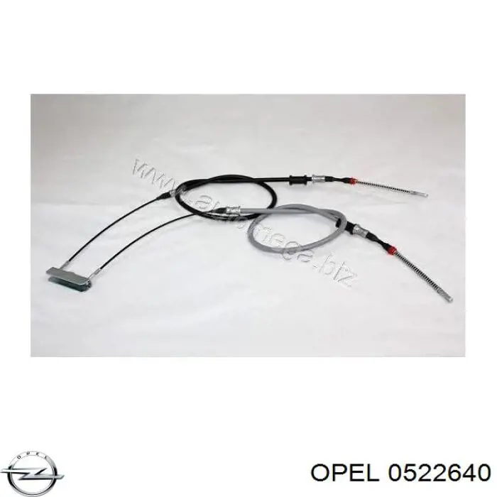 Трос ручного гальма задній, правий/лівий Opel 0522640 ціна, від 16.33 USD