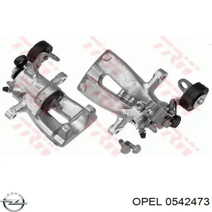 Супорт гальмівний задній лівий Opel 0542473 ціна, від 47.44 USD