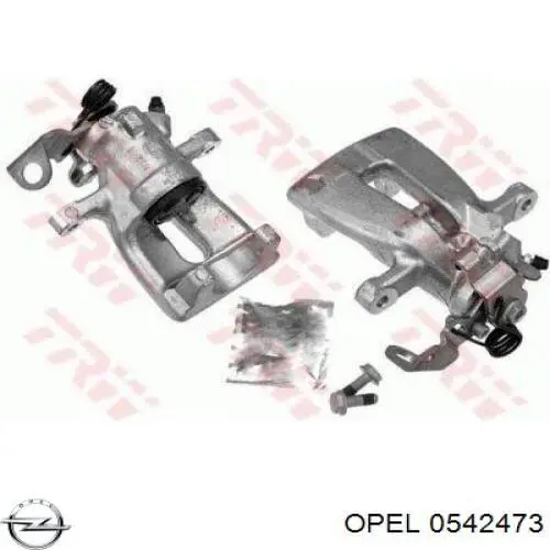 0542473 Opel супорт гальмівний задній лівий