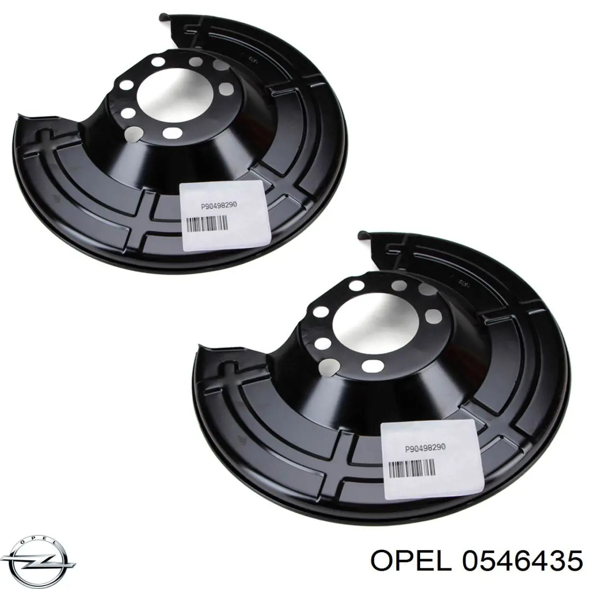 0546435 Opel Захист гальмівного диска, заднього