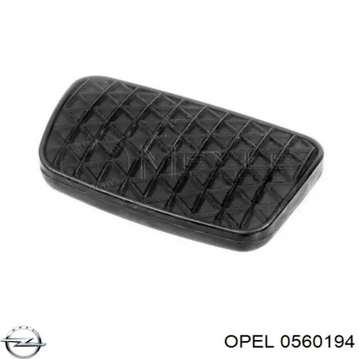 Накладка педалі гальма 90468790 Opel
