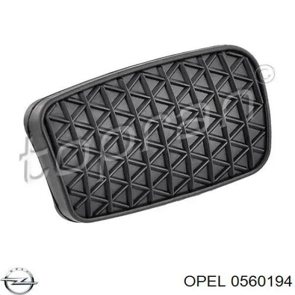 Накладка педалі гальма Opel 90468790