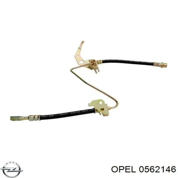 Шланг гальмівний задній, лівий Opel 0562146 ціна, від 24.56 USD