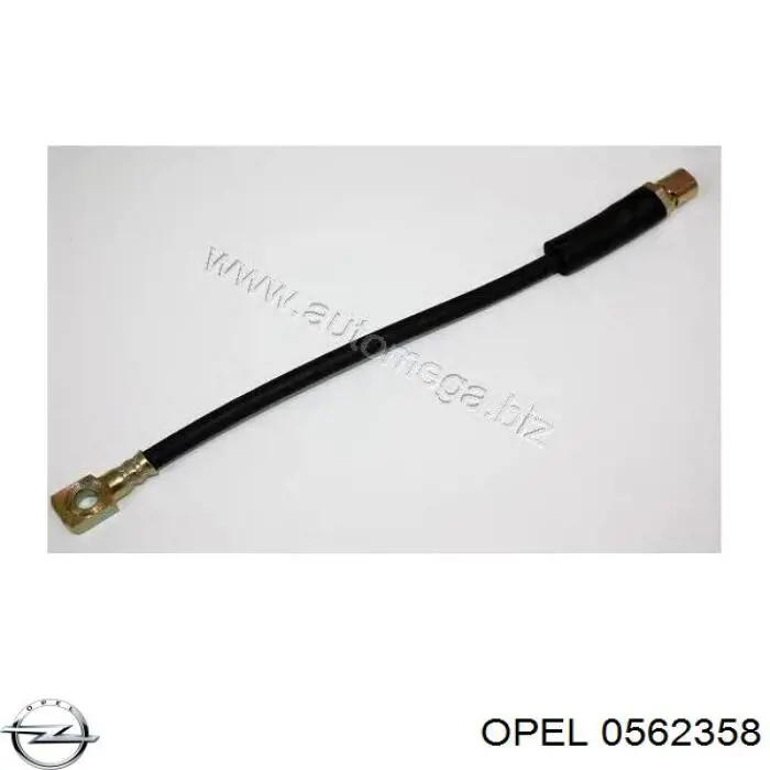 Шланг гальмівний передній Opel 0562358 ціна, від 6.48 USD